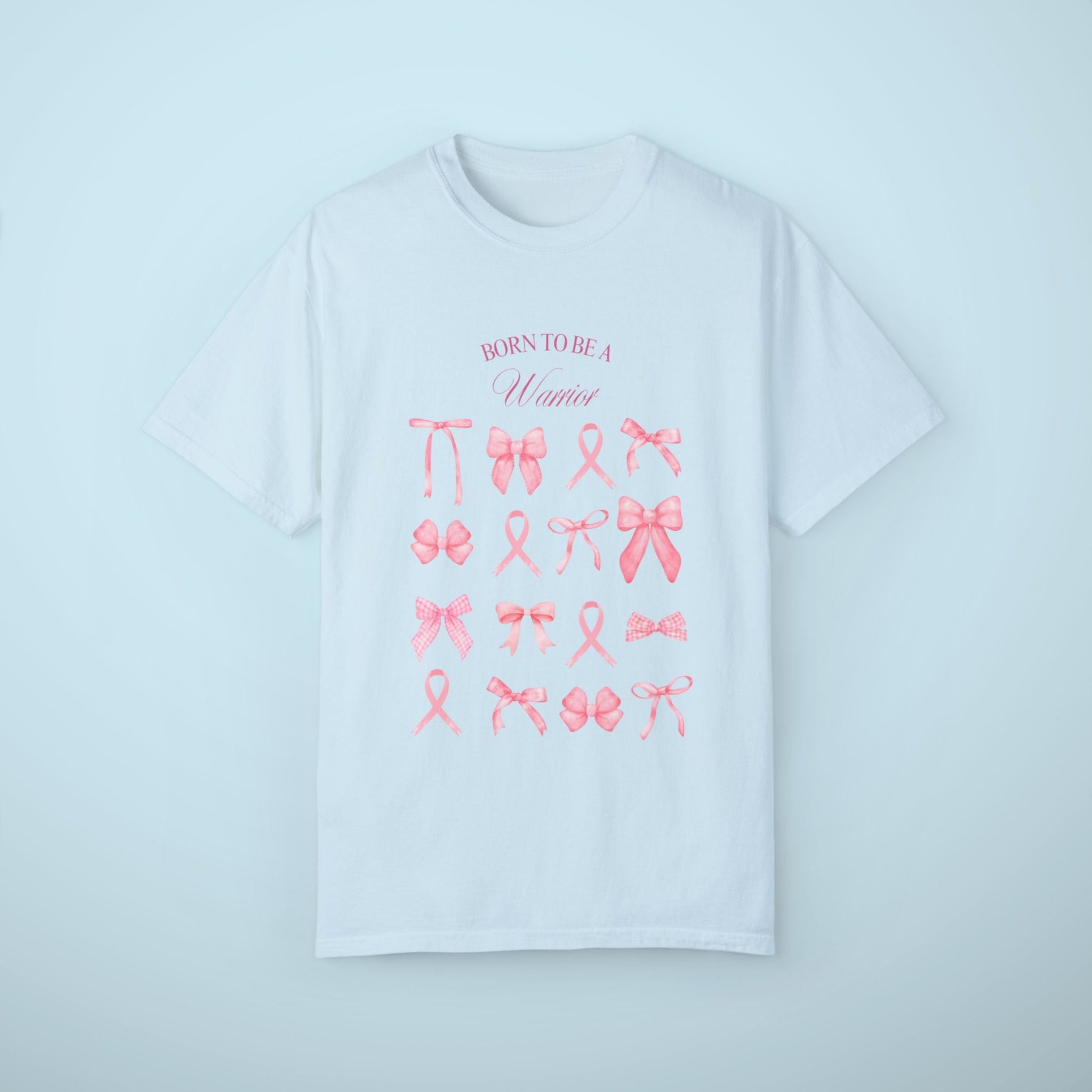 Born to be a Warrior - Pink Ribbon Shirt - Breast Cancer Awareness Shirt