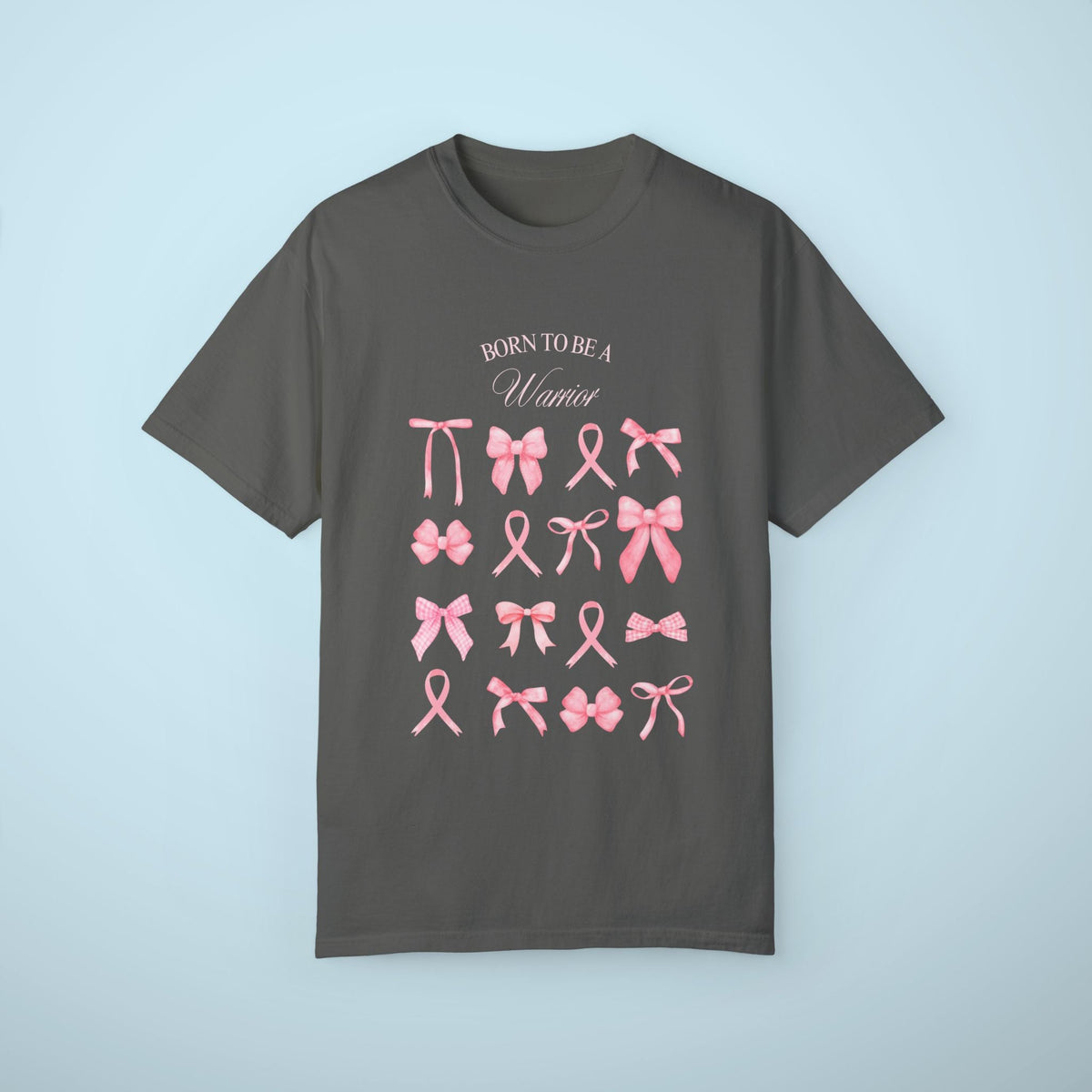 Born to be a Warrior - Pink Ribbon Shirt - Breast Cancer Awareness Shirt